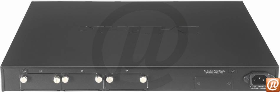 DGS-3427 - Switch Gigabit 31 portas D-Link DGS-3427 Corporate (24 x 10/100/1000; 4 x Combo; 3 x Slot 10G) Gerencivel Expansvel Empilhvel Layer 4 RPS